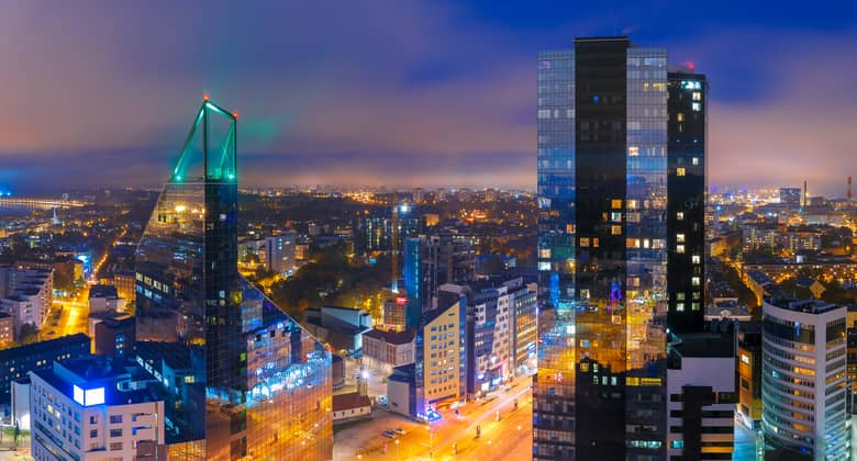 predios de noite na estonia