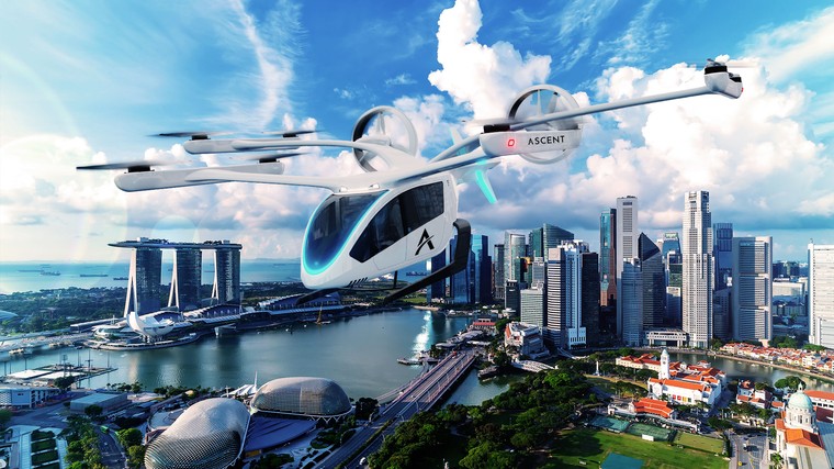 eve ascent asia evtol free big