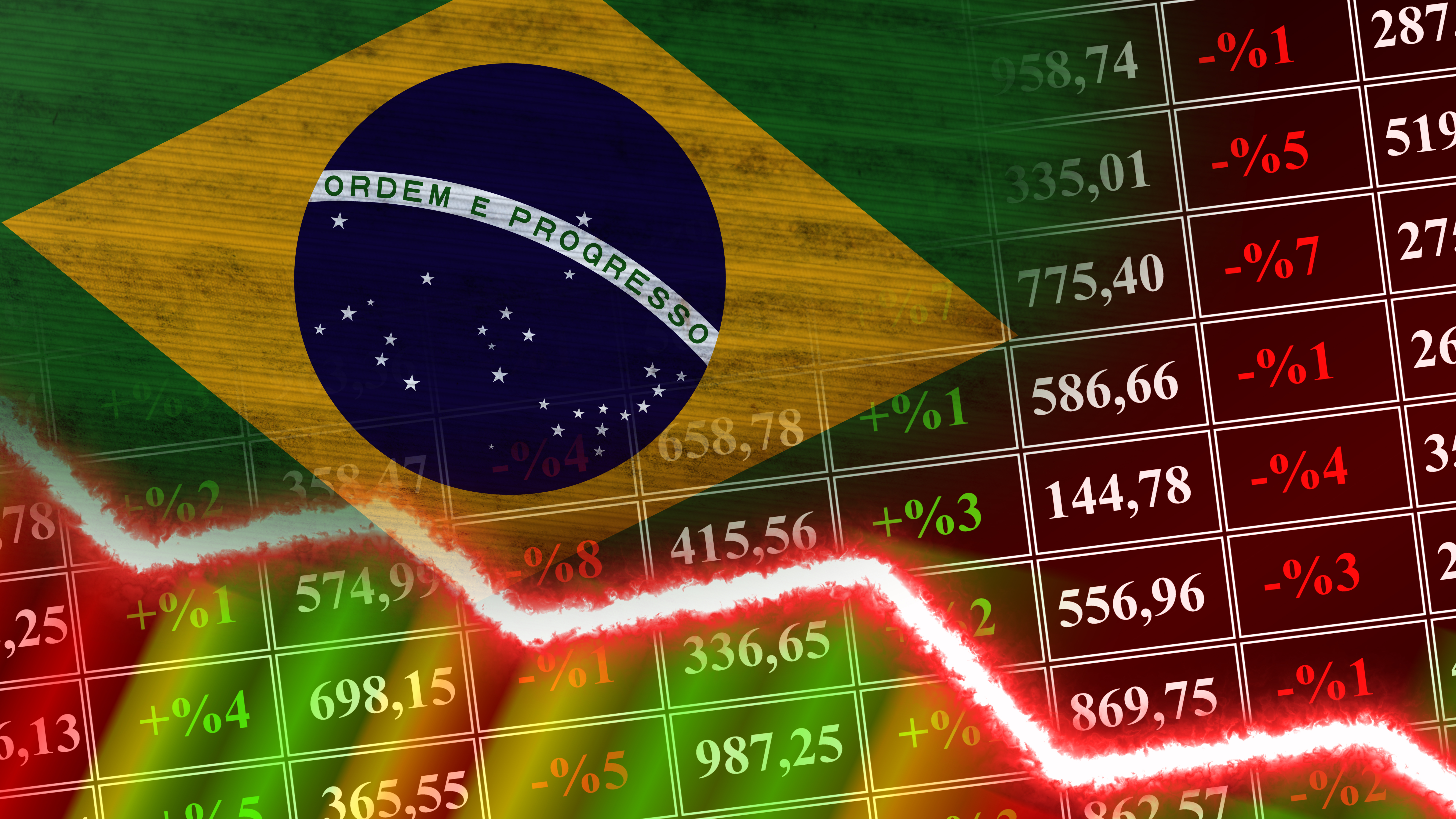 Brasil em queda de investimentos