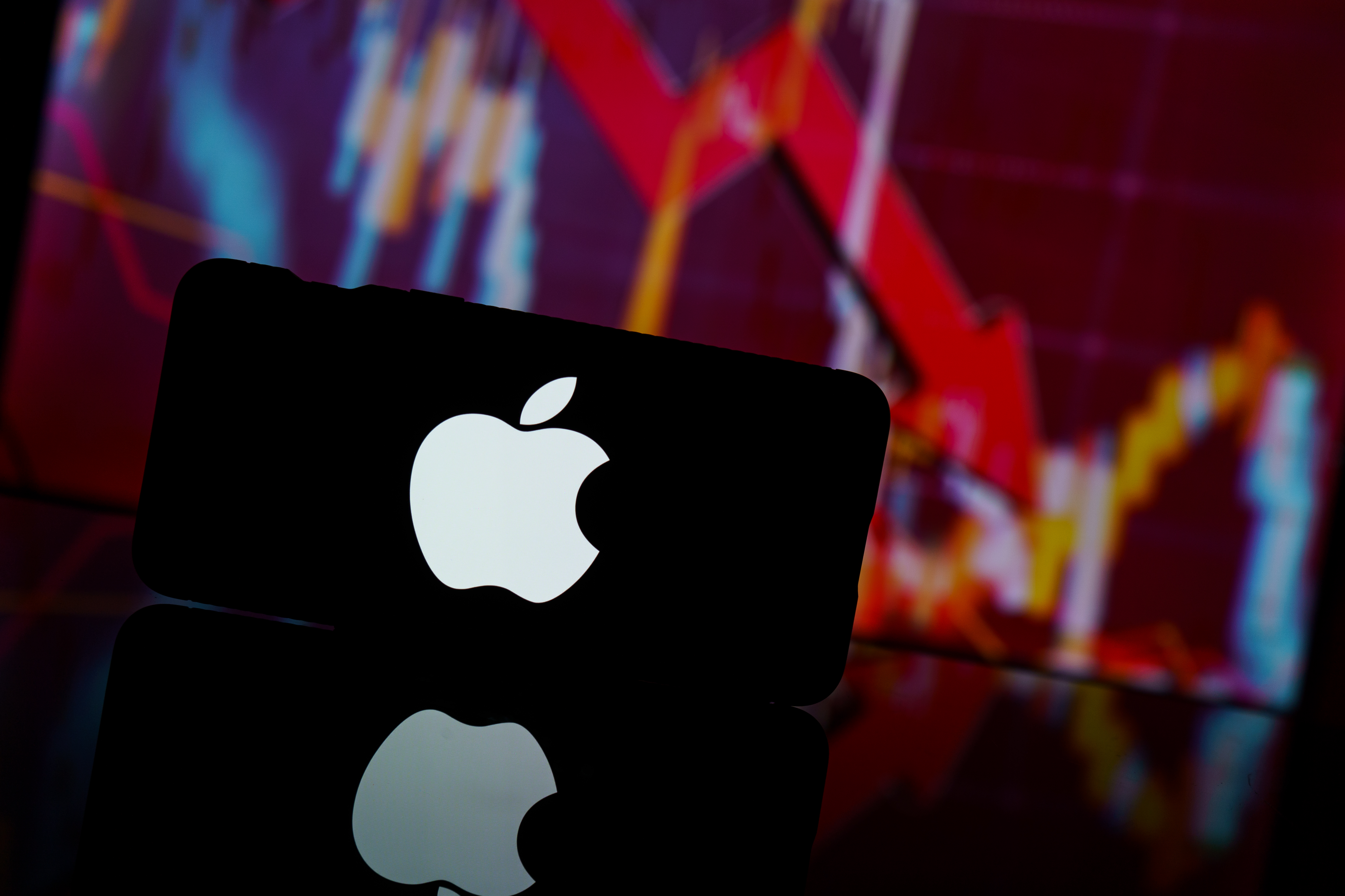 Queda nas ações da Apple