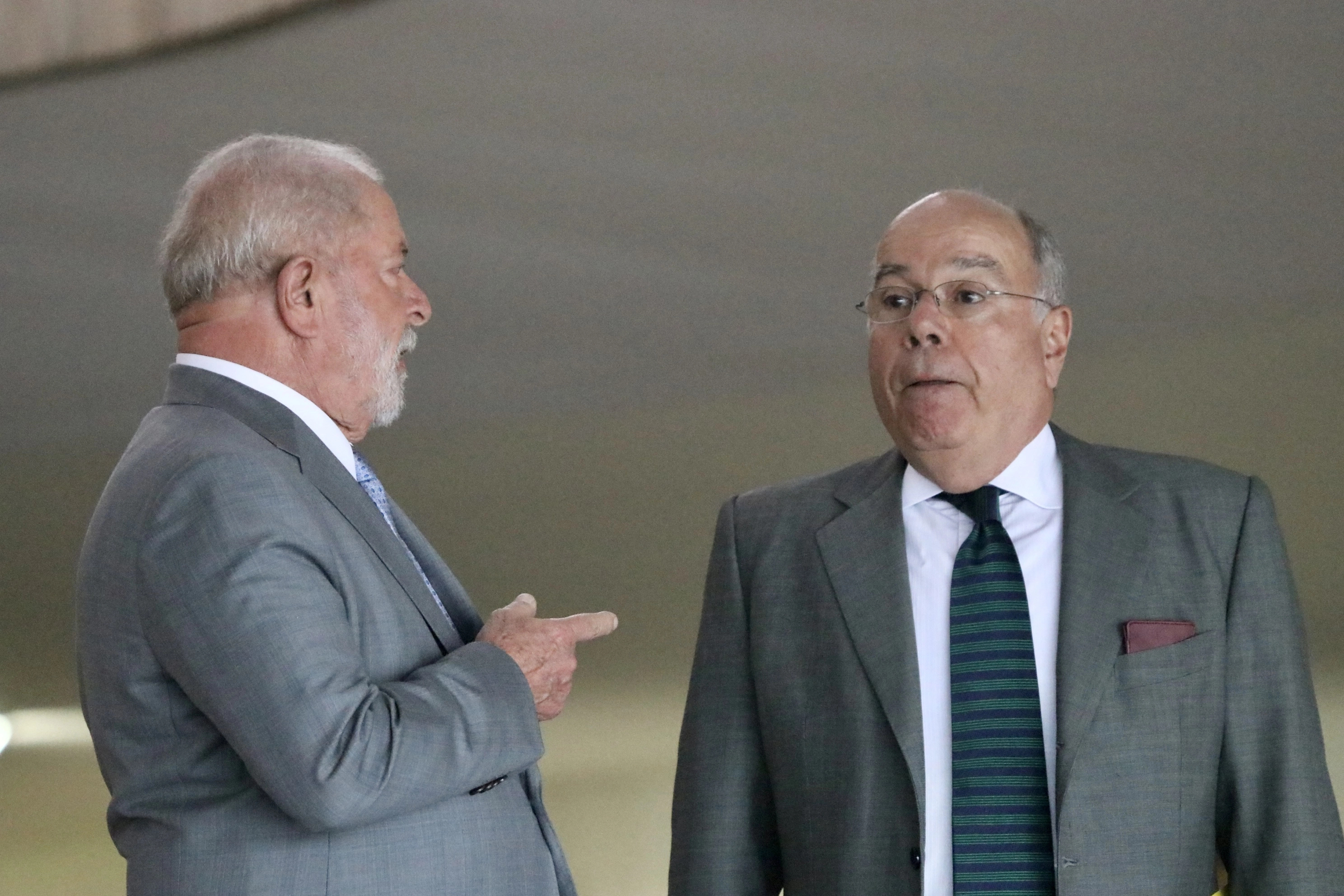 Presidente Lula e Mauro Vieira, ministro das Relações Exteriores do Brasil