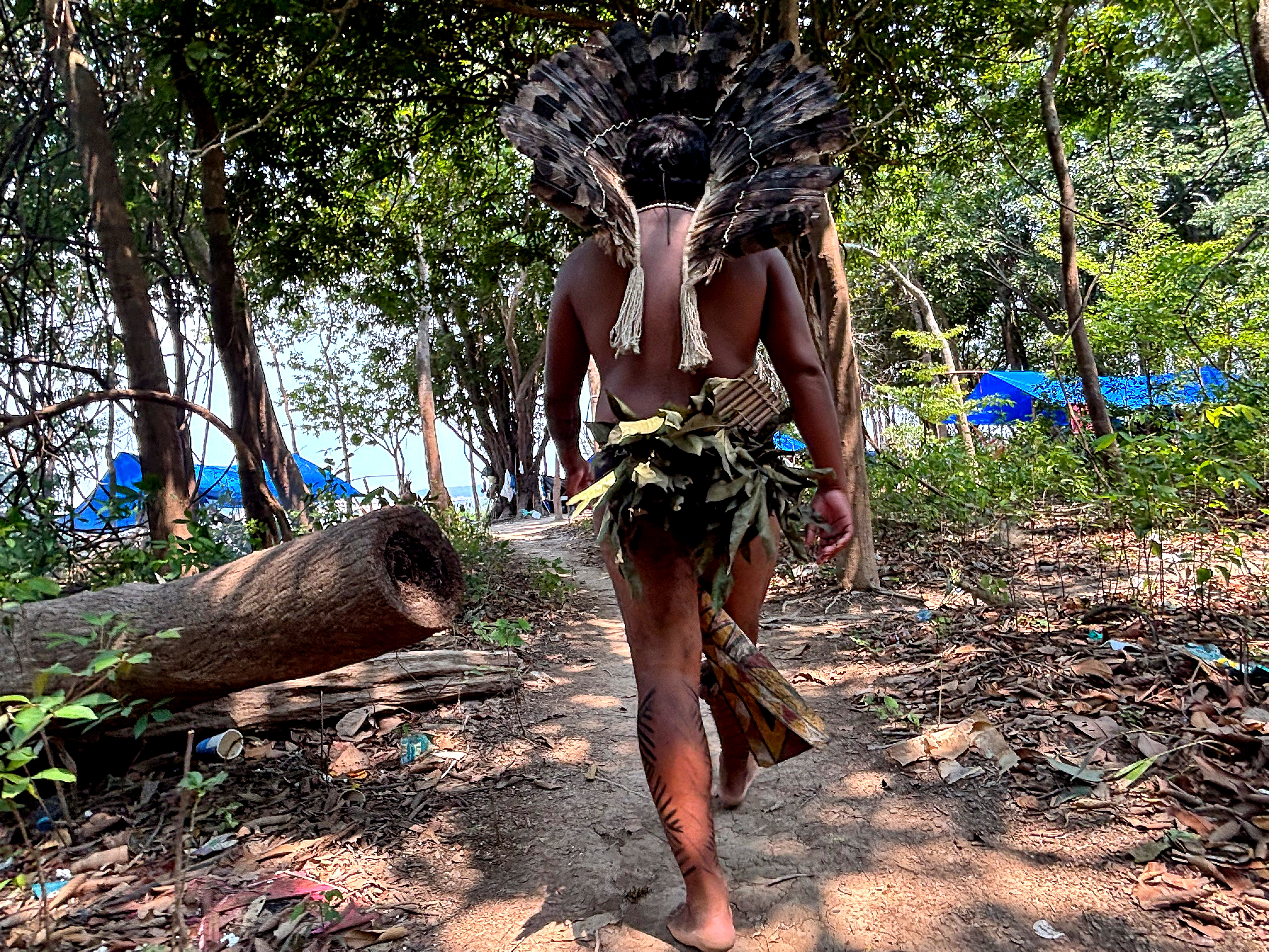 Índigenas - Reprodução: Turismo e crise climática: Foto: Tânia Rêgo/Agência Brasil