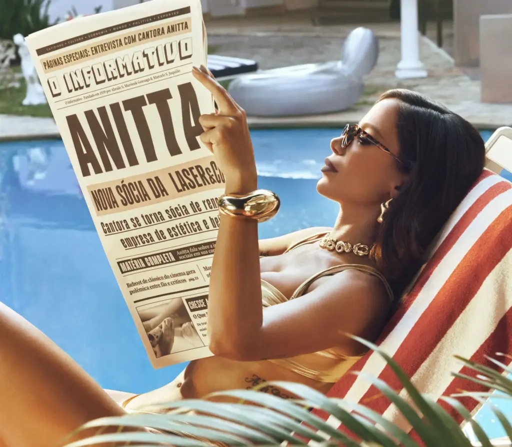 Anitta e Laser&CO - (Foto: Gabriela Schmidt/Divulgação)