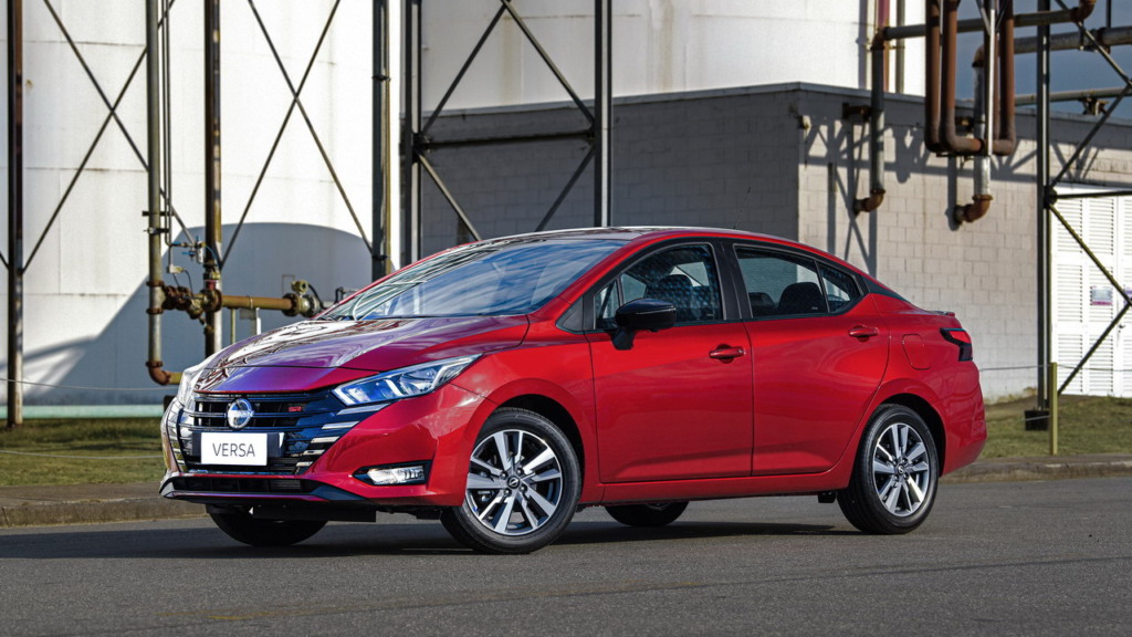 Nissan Versa SR - maio/2024
Foto: Murilo Góes/Divulgação Nissan Nissan Versa SR - maio/2024
Foto: Murilo Góes/Divulgação Nissan