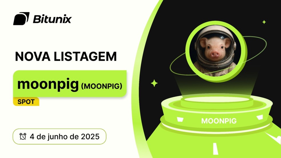 A meme coin Moonpig, novidade da rede Solana, agora está listada na Bitunix
