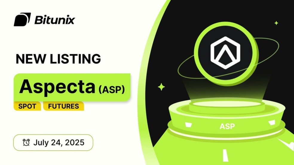 O projeto Aspecta (ASP) está agora disponível para negociação na Bitunix