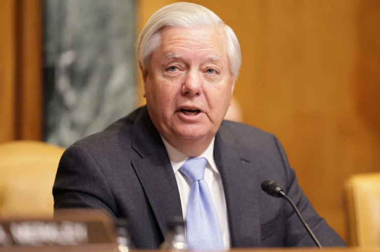 Senador dos EUA Lindsey Graham Foto: EFE/EPA/ALLISON DINNER