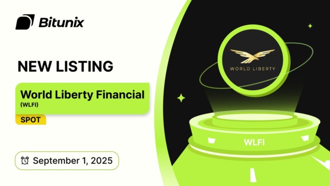 A corretora Bitunix listou a World Liberty Financial (WLFI), a nova moeda da família Trump